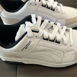 NEW Men’s PUMA Slipstream Lo Retro Running Shoe - Size 12 White - Vaporous Grey